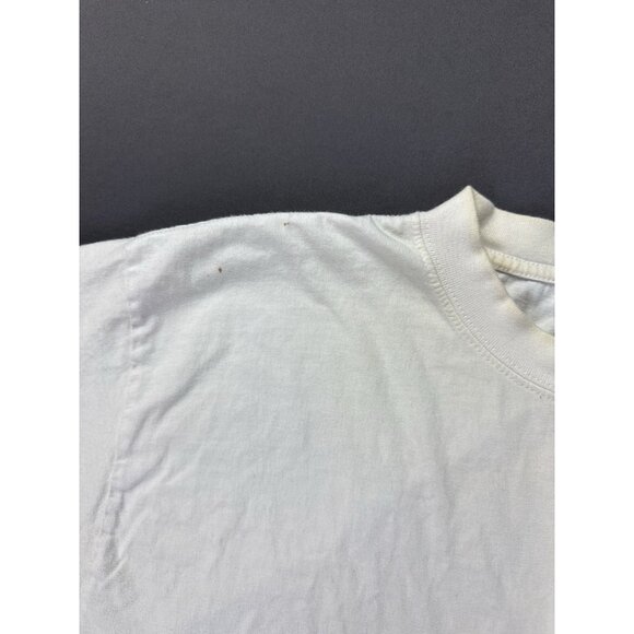 Rare Vintage 90s Hard Rock Cafe Port Of Rock Art Guitar White XL Shirt Music Tee - Picture 11 of 13